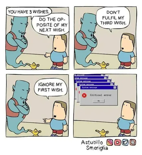 The Opposite Wish Paradox