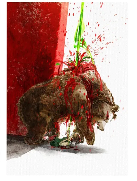 Медведь против маленького человека