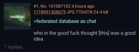 Federated Database as Chat