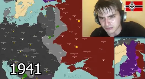 1941–1945: карта и реакция