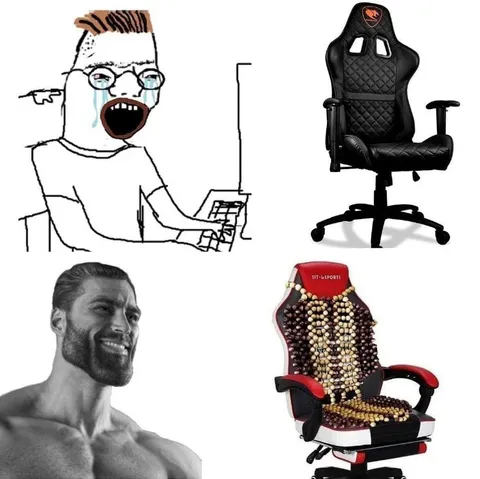 Crying Gamer Versus Chad Chair