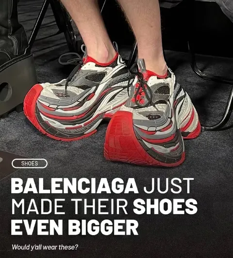 Balenciaga Made Shoes Even Bigger