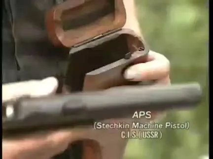 APS Stechkin Machine Pistol Demo