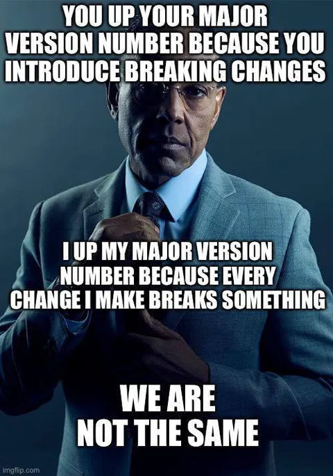 Major Version Breaking Changes