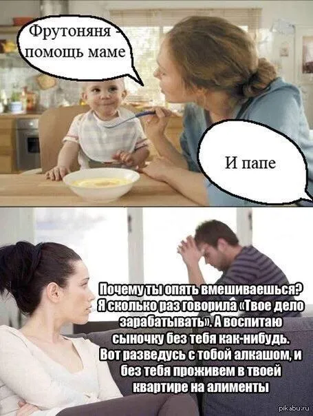 Помощь маме и папе