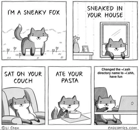 Sneaky Fox Ate Your Pasta