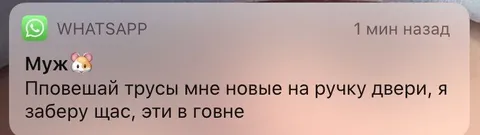 Трусы на ручке двери