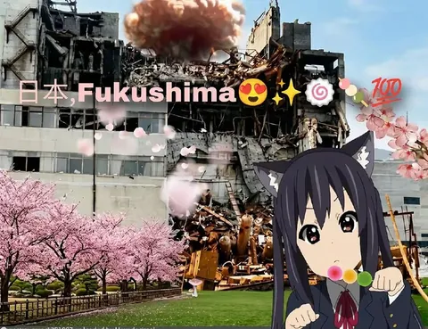 日本、Fukushima キラキラ反応