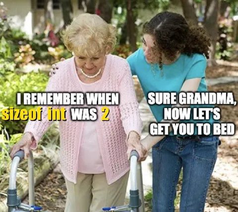 Grandma Remembers Integer Size