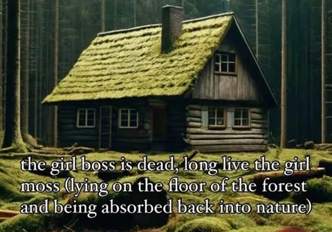 Girl Moss Returns to Nature
