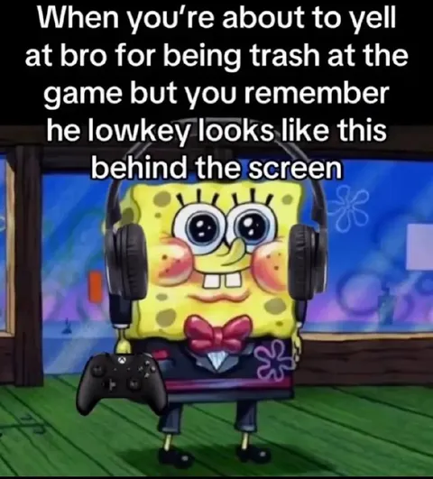 SpongeBob Looks Innocent Gaming
