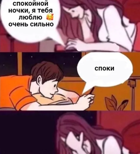 Спокойной ночи, я тебя люблю