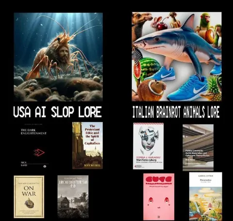 USA AI Slop Lore vs Italian Brainrot