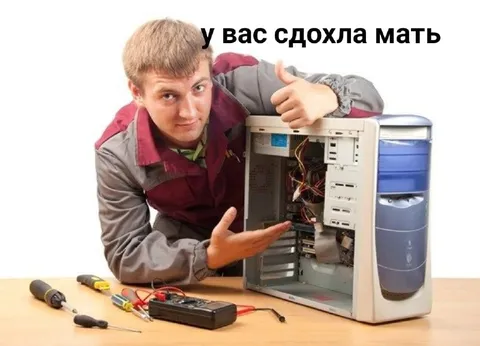 У вас сдохла мать