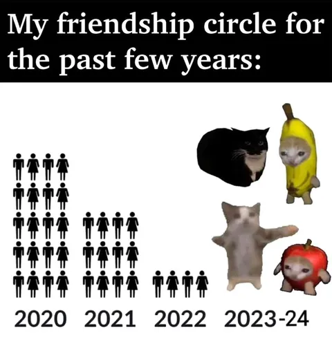 Friendship Circle Shrinking Over Years