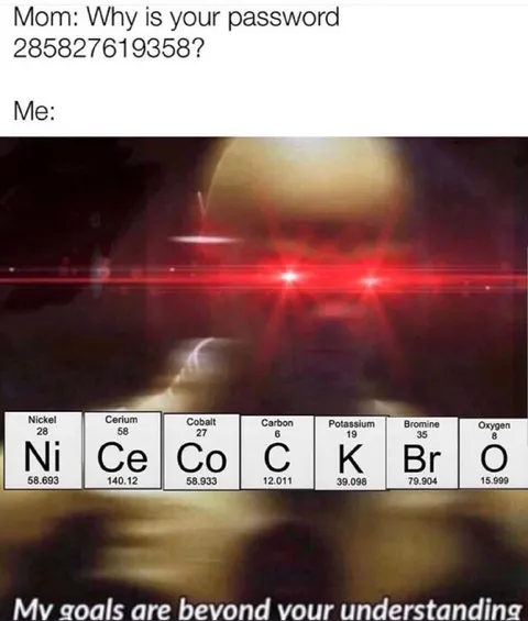 Nice Cock Bro Password