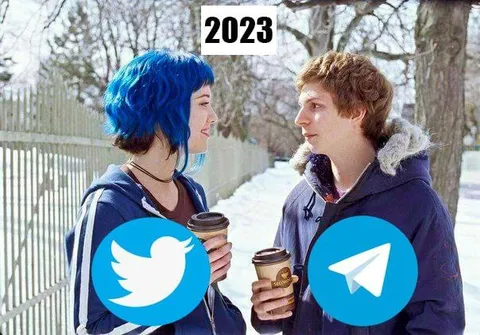 2023: Twitter и Telegram