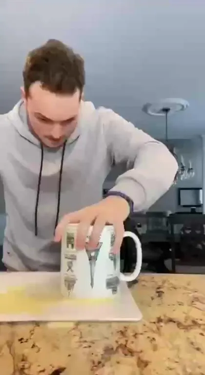 Fancy Milk Mug Switcheroo