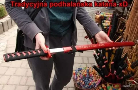 Tradycyjna podhalańska katana