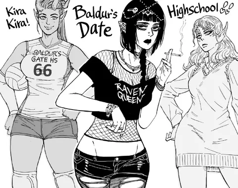 Baldur's Date Highschool