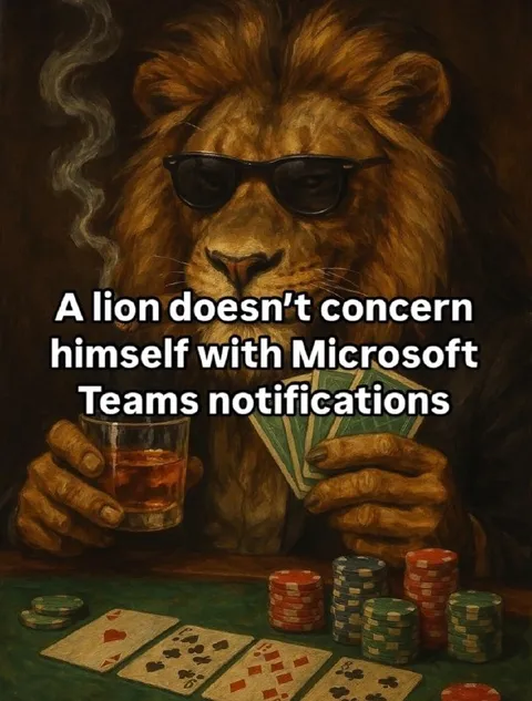 Lion Ignores Teams Notifications