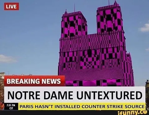 Notre Dame Untextured Breaking News