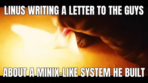Linus Burns His Linux Letter
