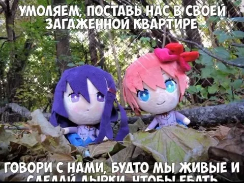 Куклы в захламлённой квартире