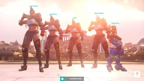 Победная команда в Overwatch