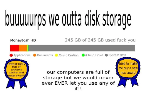 Mac Storage Says Fuck You