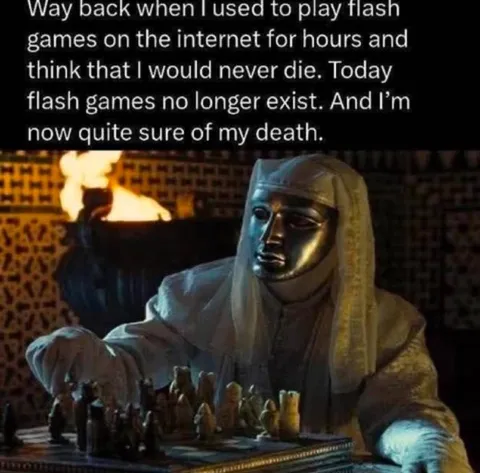 Flash Games Made Me Mortal
