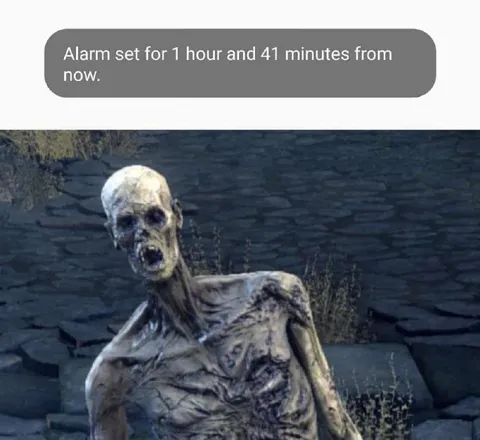 Alarm Set for 1 Hour 41 Minutes