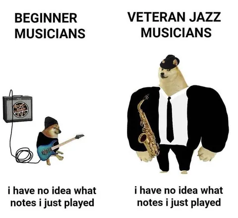 Beginner vs Veteran Jazz Musicians