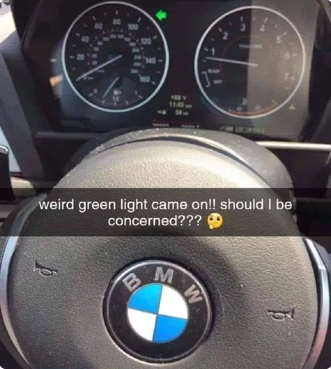 Weird Green Light Concern