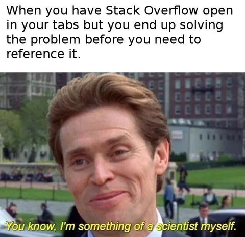 Something of a Scientist Myself