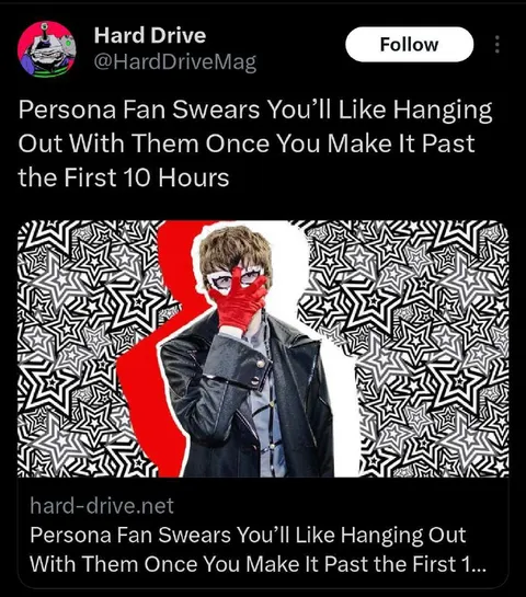 Persona Fan First Ten Hours