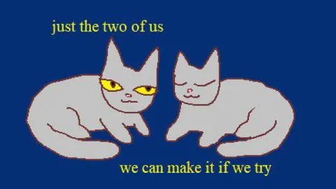Just the Two of Us Cats