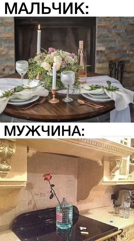 Мальчик и мужчина на свидании