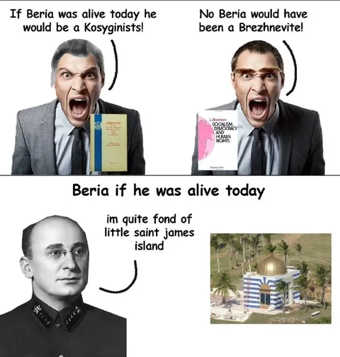 Beria Would Visit Epstein Island