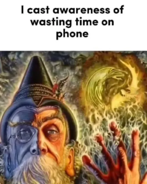 I Cast Awareness of Wasting Time