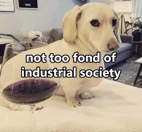 Dog Not Fond of Industrial Society