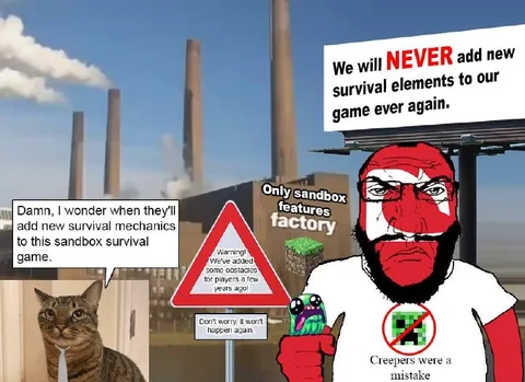 Never Add New Survival Elements