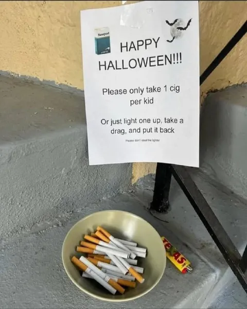 Halloween Cigarette Bowl