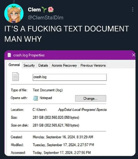281 GB Text Document