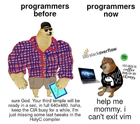 Programmers Before and Now