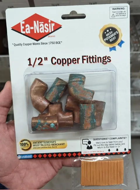 Ea-Nasir Copper Fittings