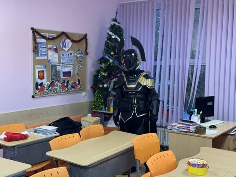 Рыцарь пришёл на урок