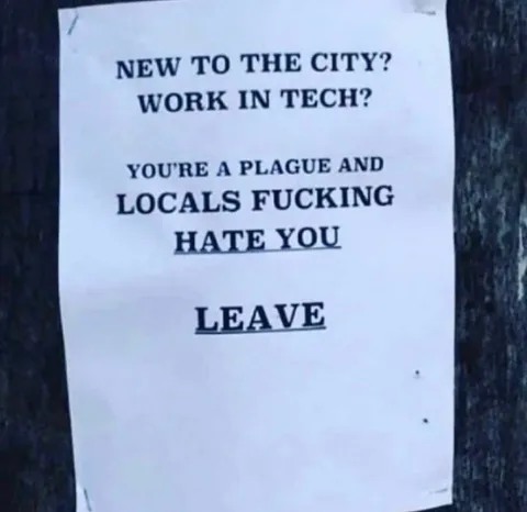 Tech Workers Not Welcome