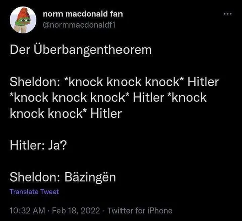 Sheldons Hitler-Klopfklopf-Witz