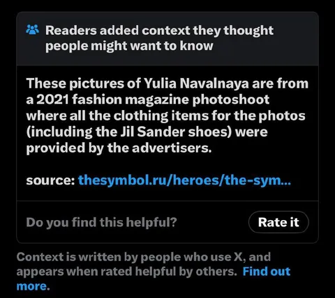 Twitter Community Notes About Shoes